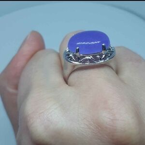 Lavender Jade Size 8 Ring
